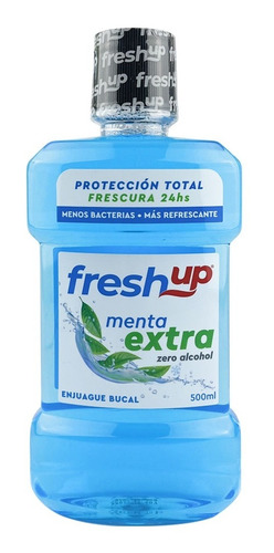 Enjuague Bucal Fresh Up Menta Extra - Pack X 4u De 500ml C/u