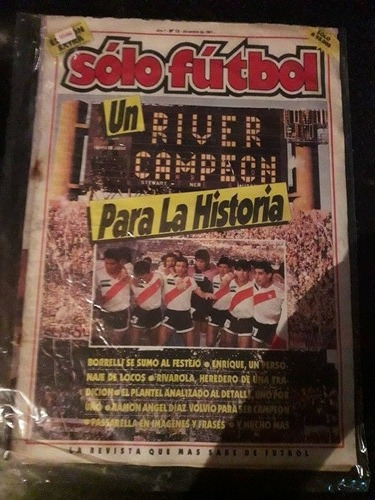 Revista Solo Fútbol River Campeón Ramón Díaz 1991