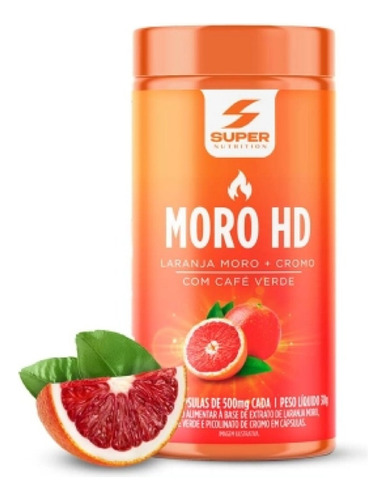 Moro Hd Laranja Moro, Café Verde E Cromo (60 Cápsulas)