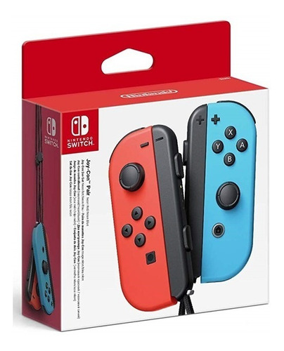 Control Nintendo Switch Joy-con Neon Azul Y Rojo