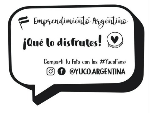 Imagen 6 de 6 de Bolso Cajón Estampado Yuco + Cubrebota + Personalización