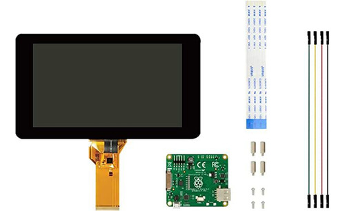 Display 7 Pol Touch Para Raspberry Pi 3 Pi 4 Pi 5 Oficial