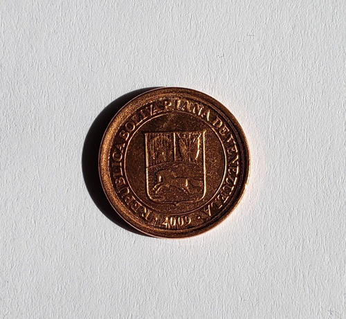 Moneda Venezuela 5 Céntimos 2009 Unc