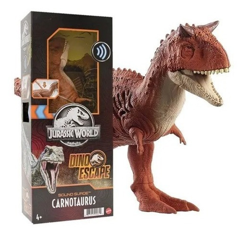 Imagen 2 de 2 de Carnotaurus Basico Sonido Figura Acción Jurassic World Hdx33