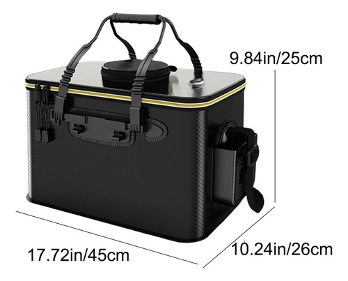 Cubo De Pesca Plegable, Contenedor De Peces Vivos, Plegable,