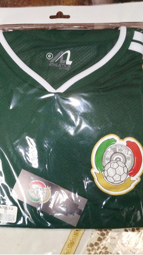 Gcg Camisa Futbol Mexico Mundial Athletics Talla G Grande