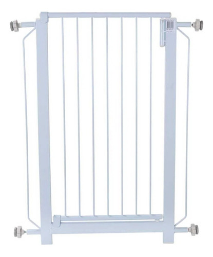 Portão Pet Grade Criança Porta Tubline Soft Branco 70cm