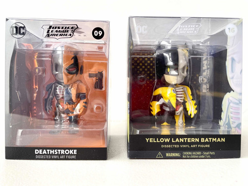 Mighty Jaxx Xx Ray Batman Yellow Lantern Y Desthstroke (Usado)