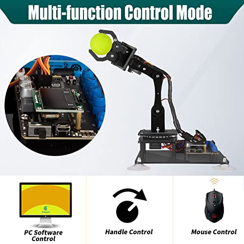 Kit De Brazo Robótico De 5 Ejes Adeept Compatible Con