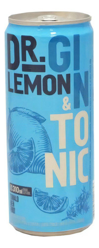 Aperitivo En Lata Dr Lemon Gin & Tonic Lata 310cc