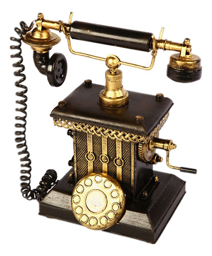 Modelo De Teléfono Antiguo Hecho A Mano Decoración Del