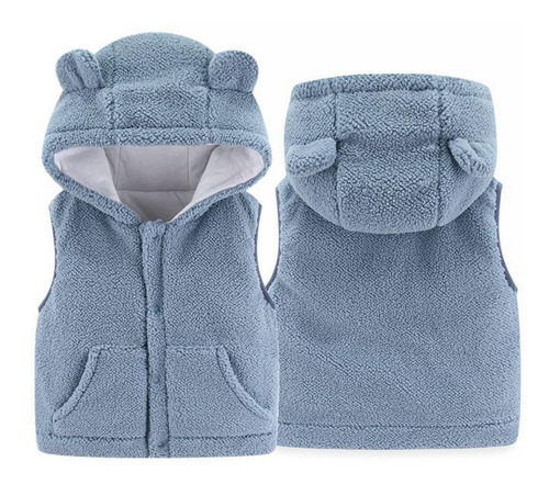 Abrigo En Forma De T Para Niño Pequeño Y Niña, Forro Polar O