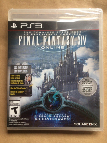 Final Fantasy Xiv Online Ps3. Nuevo Sellado, Envíos