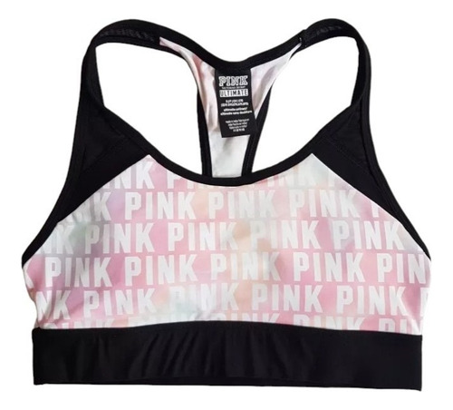 Corpiño Top Deportivo Sport Bras Pink Victoria Secret