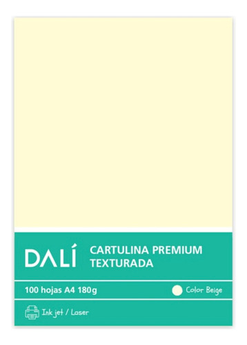 Cartulina Premium A4  Pastel 180g X 100 H. Papelería Bonita