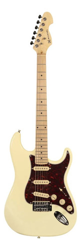 Guitarra Michael Gm227n Stratocaster Creme Cor Bege Orientação Da Mão Destro