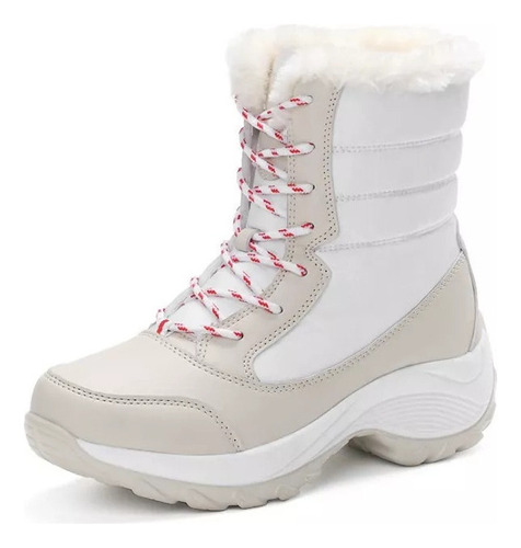 Nuevos Zapatos De Mujer De Felpa De Invierno Botas De Ni [u]