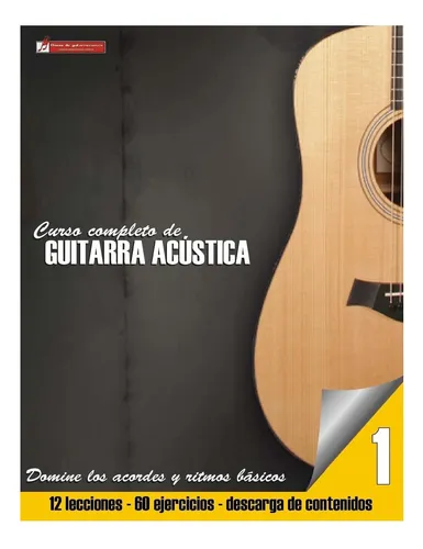 comprar Libro: Curso Completo De Guitarra Acustica (curso Completo