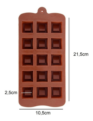 Molde Chocolate Moldes Silicona Molde De Chocolate Cuadrado