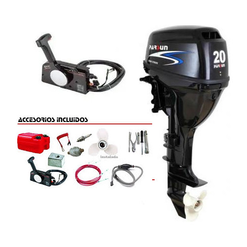 Fuera De Borda P Velero Arranque Eléctrico Batería 20hp 4 T