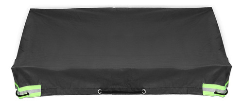 Funda De Lona Impermeable (bk) De 208 X 114 X 13 Cm, Pesada