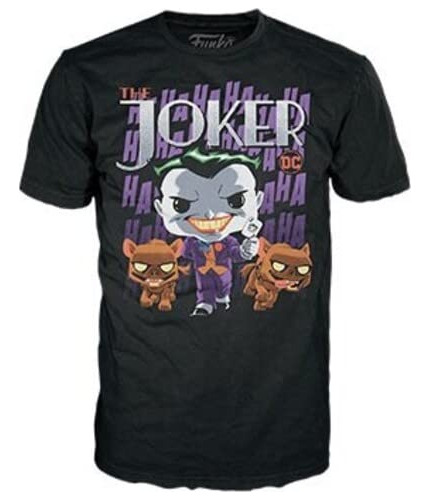 ¡funko Pop! Camiseta En Caja Dc Comics Joker- Xs Multicolor