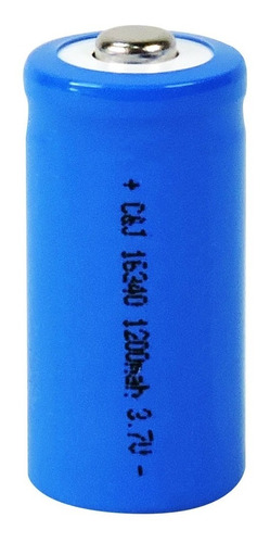 Bateria Litio 16340 Recargable 1200mah 3.7v