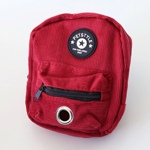 Arnés Mochila Para Mascotas Talla S Rojo