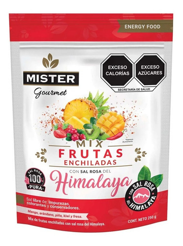 Mix Frutas Enchiladas Con Sal Rosa Himalaya Mister Gourmet