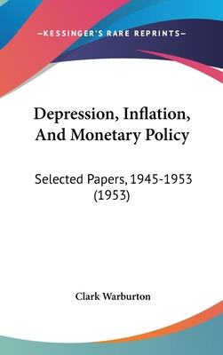 Libro Depression, Inflation, And Monetary Policy: Selecte...
