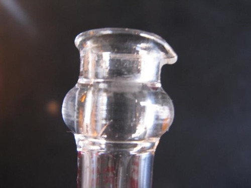 Meonli: Probeta Pirex 10ml Rojo Cristal (Usado)
