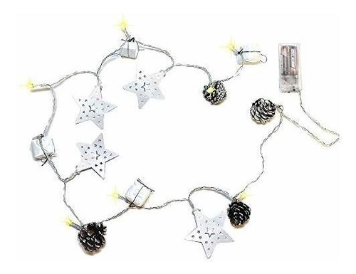 Banberry Diseños Garland De Navidad Con Luces - Led Encendió