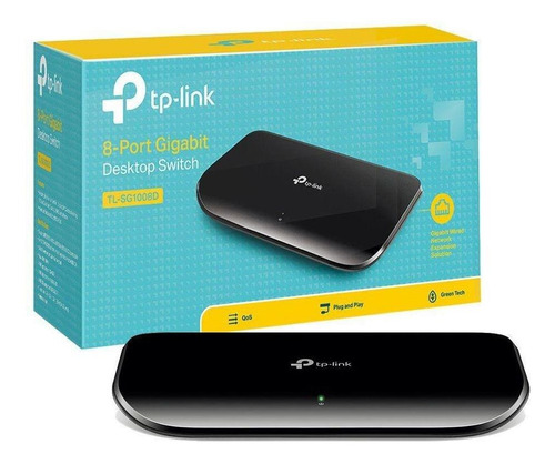 Switch Tp-link 8 Portas Gigabit Tl-sg1008d