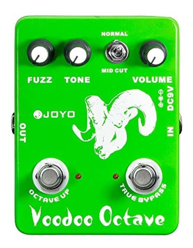 Joyo Voodoo Octave Fuzz Y Pedal De Efecto De Octava Añadido 