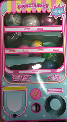Figuras De Peluche Squeezamals Coleccion Platino