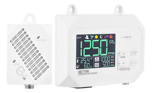 Controlador De Co2 Air 0 ~ 9999ppm Controlador De Invernader