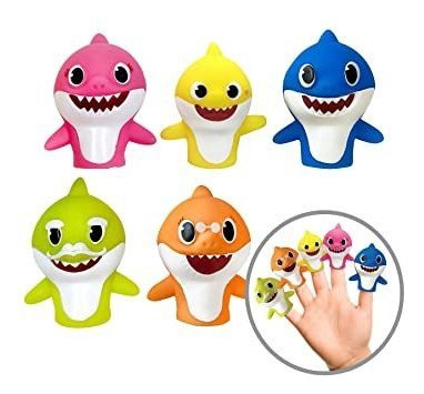 Pinkfong Baby Shark Marionetas De Dedo 5 Personajes Imp