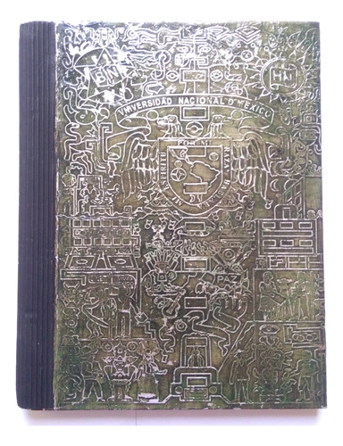 Libreta Profesional Con Cubierta En Repujado Tlaloc, Unam