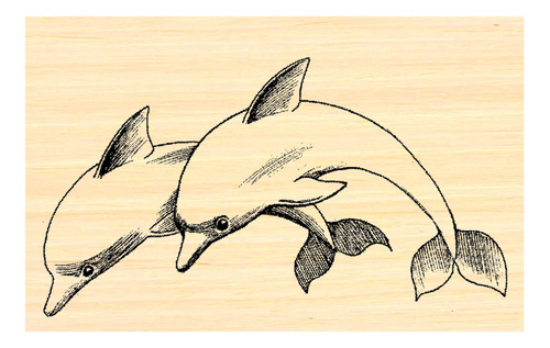 Sello Goma Dolphins Wm P36
