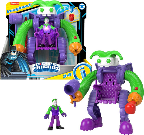 Fisher-price Imaginext Dc Super Friends The Joker Robot De .