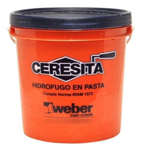 Imagen 1 de 10 de Ceresita Weber Aditivo Hidrofugo En Pasta 1kg Pared Exterior