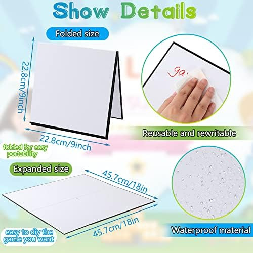 4 Tableros De Juego Plegables En Blanco, Haz Tu Propio Table
