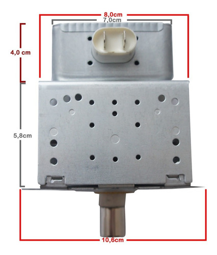 Magnetron Microondas Brastemp Bms45 Galanz M24fb-610a