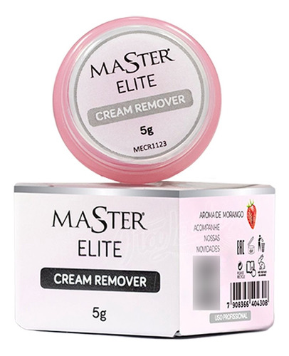 Master Elite Cream Removedor de Cola extensão de Cílios 5g