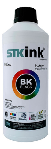 Tinta Stk L3110 L3150 L3210 L3250 Para Epson Refil 1 Litro Tinta Preto