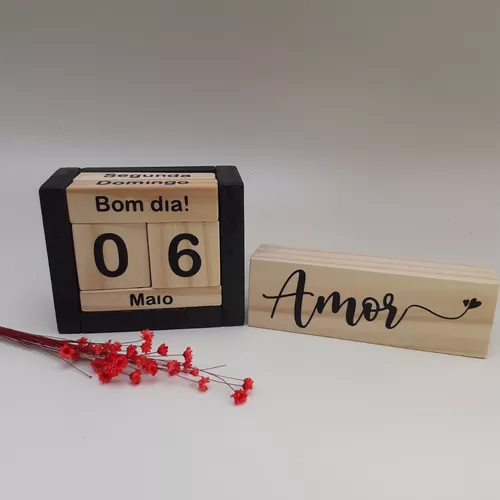 Calendário Permanente Pra Hoje Bege - Mais Amor Store