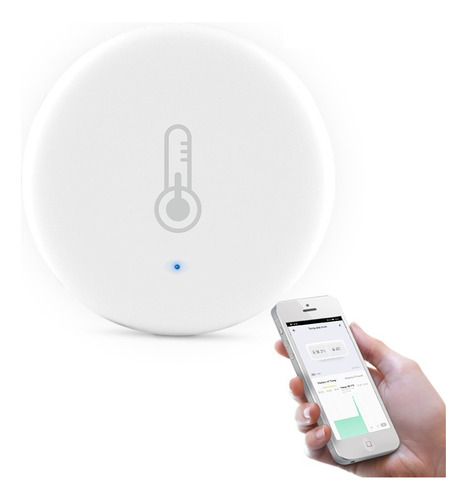 Sensor De Temperatura Y Humedad Zigbe Smartlife Tuya Google 