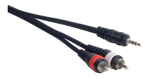 Cable Audio Auxiliar Plug Mini 3.5mm Estereo A Rca 180cm