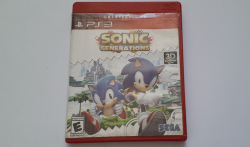 Sonic Generation Juego Original Playstation 3 Ps3 (fisico) (Usado)