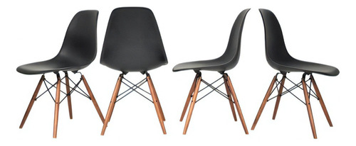 Set Silla Eames X4 Diseño Hogar Living Comedor Pvc Reforzada